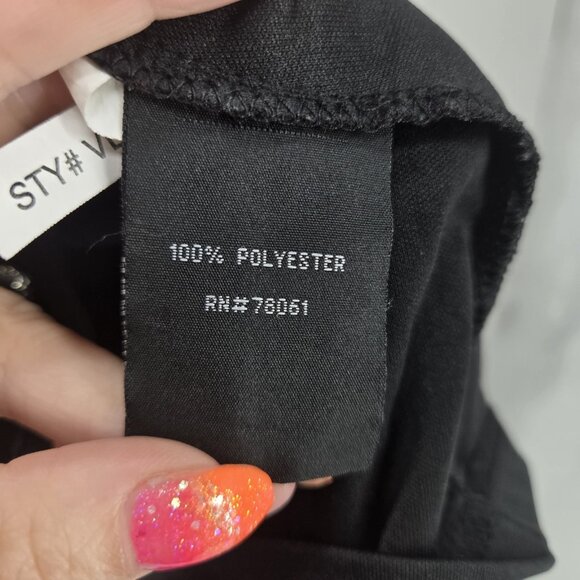 Royal Bones Daang Fit n Flare Mini Dress Rose Lace Ruffle Gothic Vamp Y2K XL - Picture 8 of 8